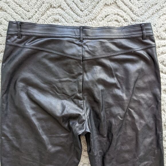 Aritzia WILFRED low rise leather pants size 10 @O - Picture 7 of 12